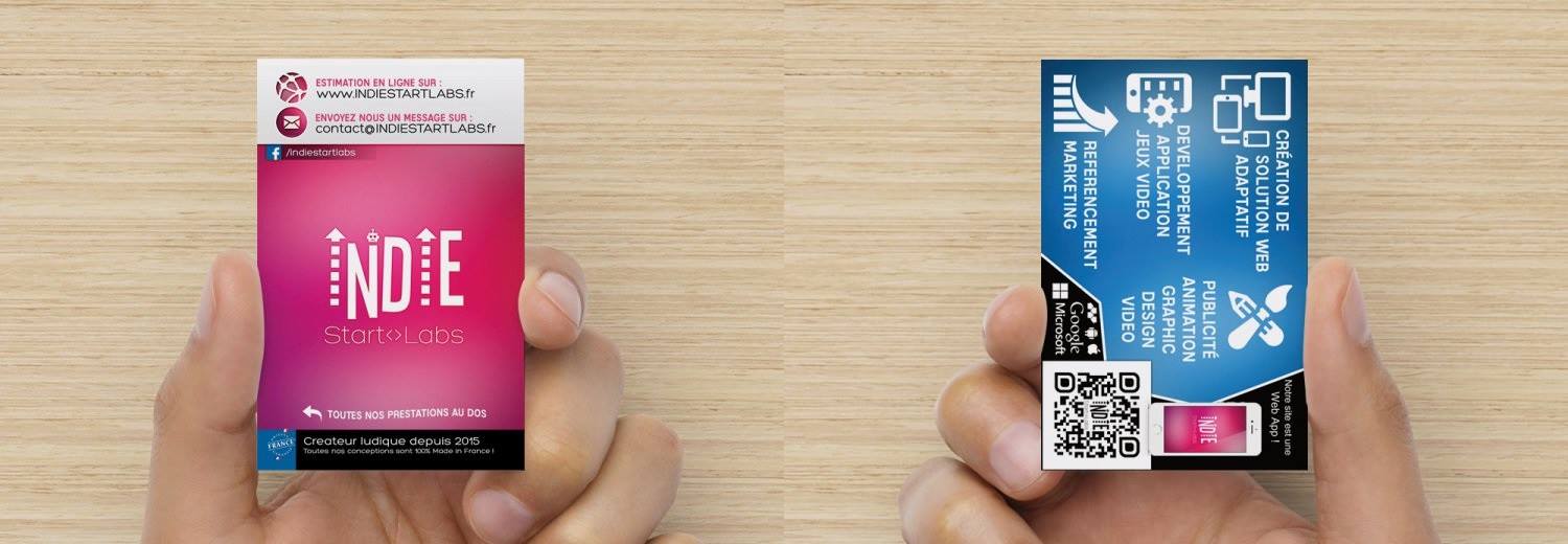 Carte de visite Indie Start Labs